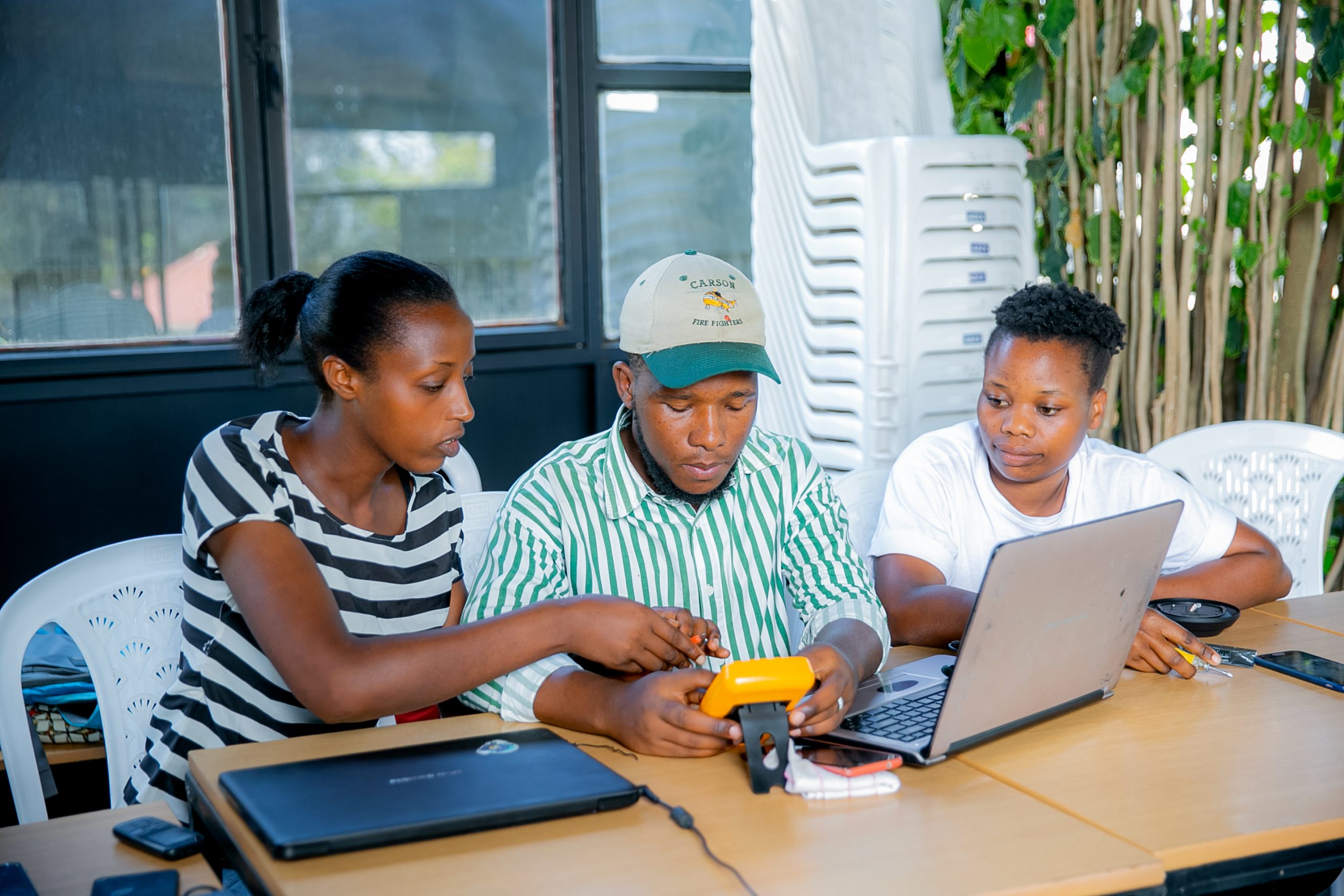 Inside the FabLab Rwanda workshop